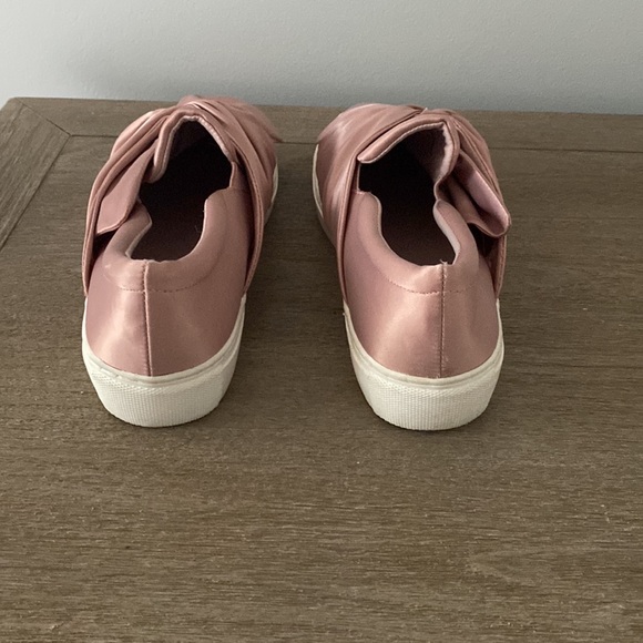 New with Stickers Steven by Steve Madden Pink Bow Slip-in Sneakers - Size 6.5 - Picture 5 of 7
